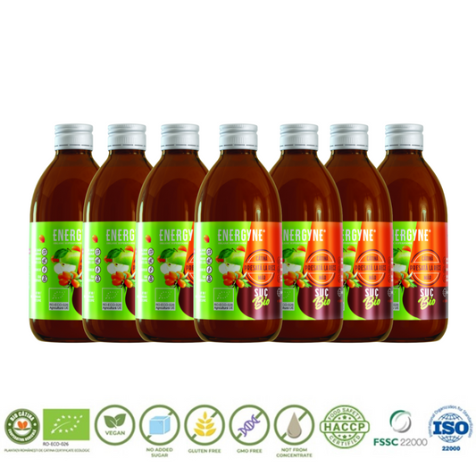 7 Sucuri de catina cu mere BIO 250 ml