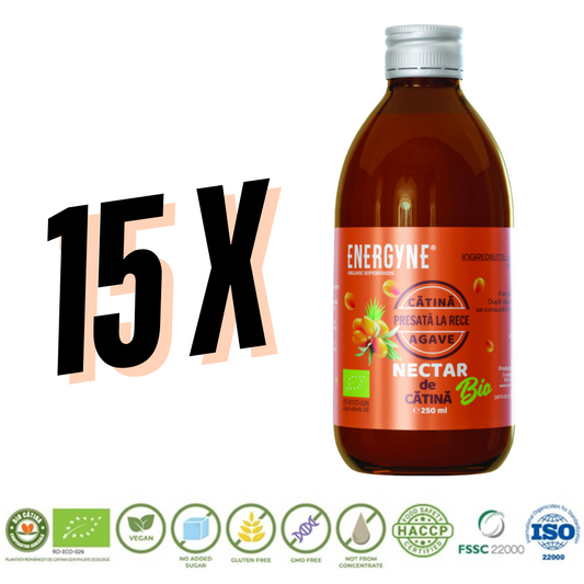15 Nectare de catină BIO 250 ml