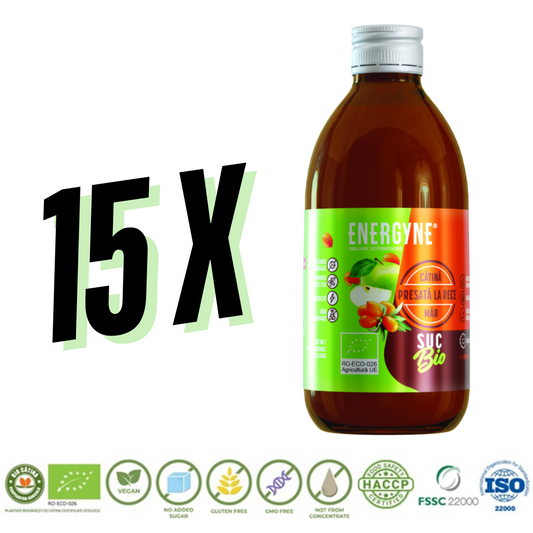 15 Sucuri de catina cu mere BIO 250 ml