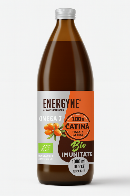 Suc de catina 100% presat la rece BIO 1 L